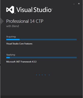 installed Visual Studio